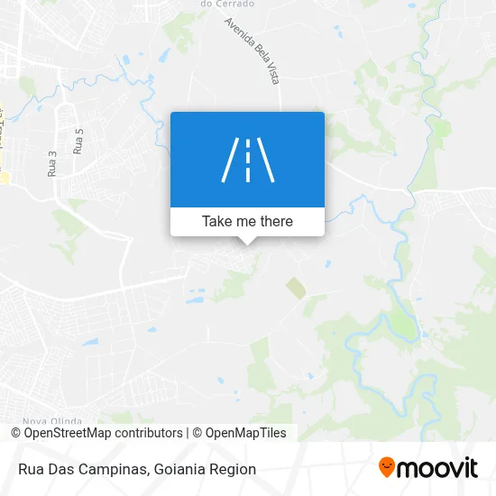 Rua Das Campinas map