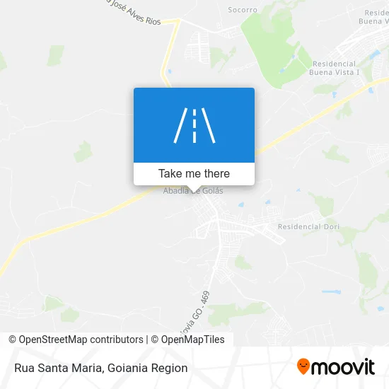 Rua Santa Maria map