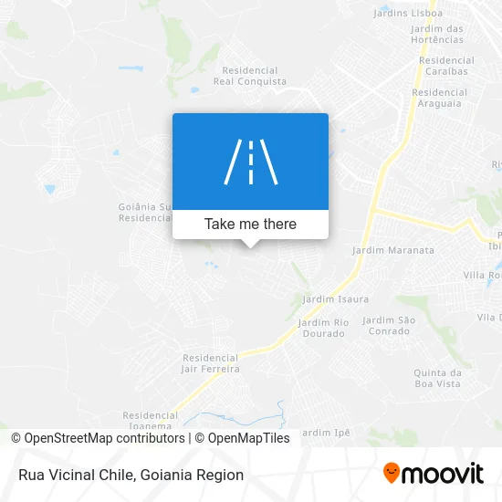 Rua Vicinal Chile map