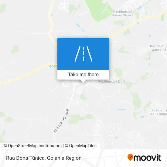Rua Dona Túnica map