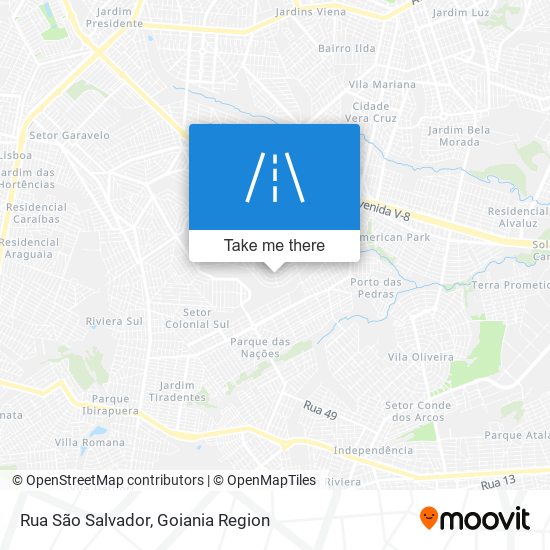 Rua São Salvador map