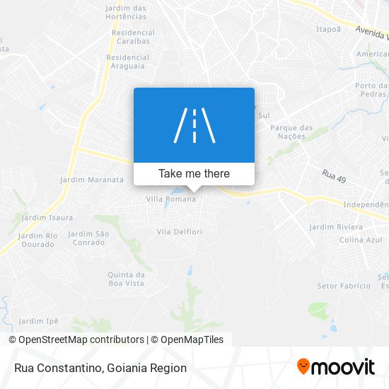 Mapa Rua Constantino