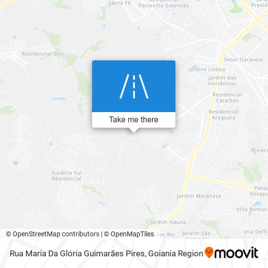 Mapa Rua Maria Da Glória Guimarães Pires