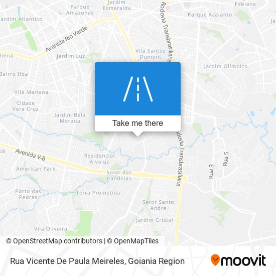 Rua Vicente De Paula Meireles map