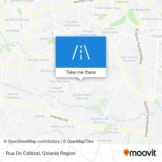 Rua Do Cafezal map