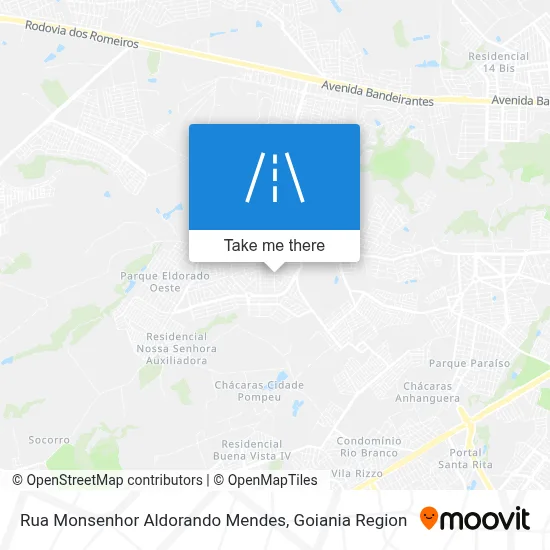 Rua Monsenhor Aldorando Mendes map