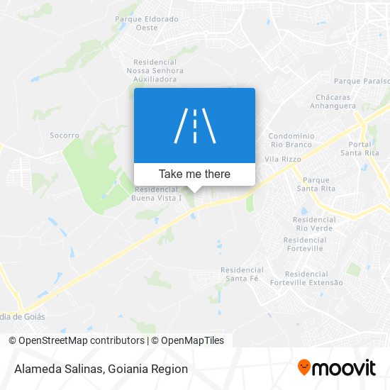 Alameda Salinas map