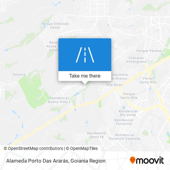 Alameda Porto Das Ararás map
