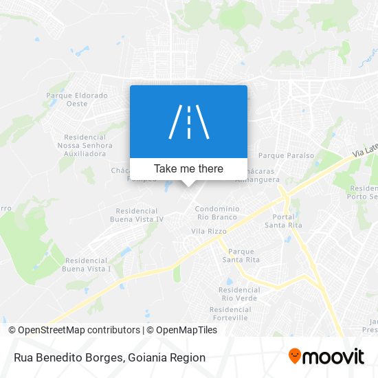 Rua Benedito Borges map