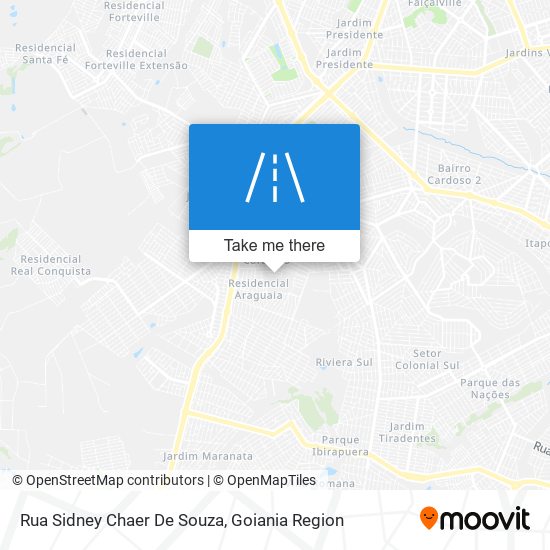 Mapa Rua Sidney Chaer De Souza