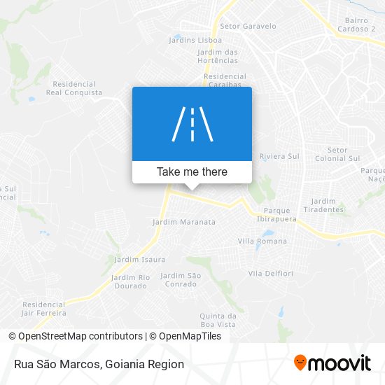 Rua São Marcos map