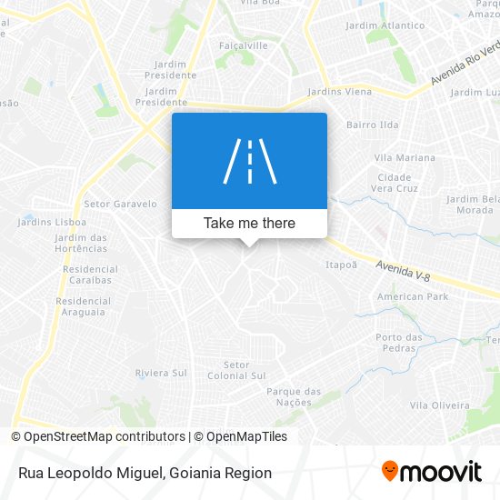 Mapa Rua Leopoldo Miguel