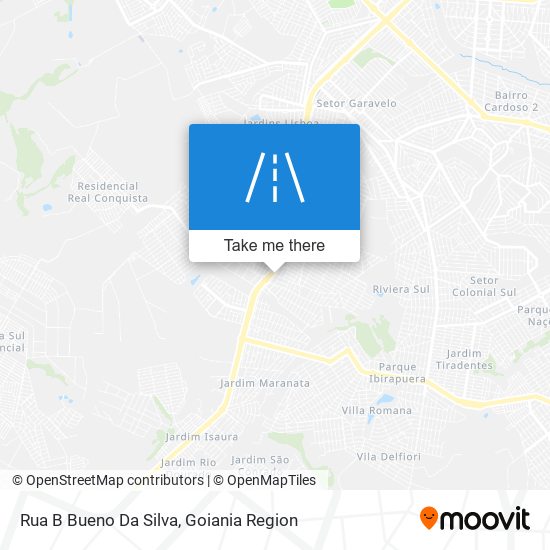 Rua B Bueno Da Silva map