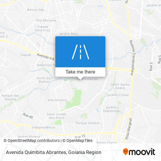 Avenida Quimbita Abrantes map