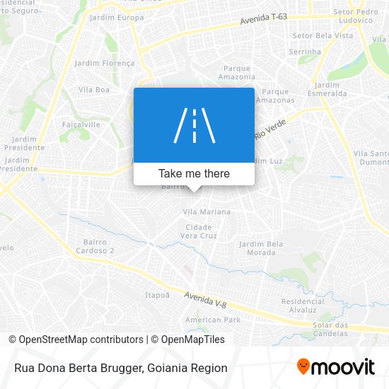 Rua Dona Berta Brugger map