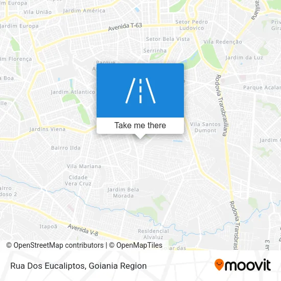 Rua Dos Eucaliptos map