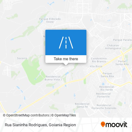 Mapa Rua Sianinha Rodrigues