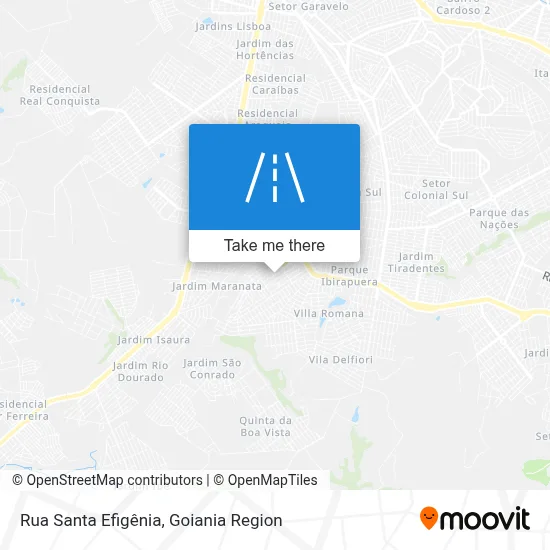 Rua Santa Efigênia map