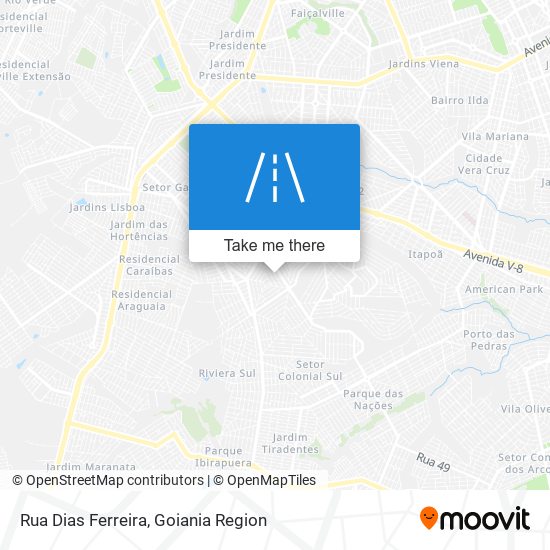 Mapa Rua Dias Ferreira