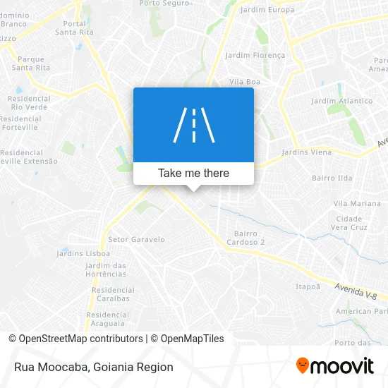 Rua Moocaba map