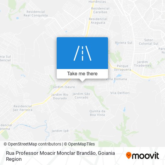 Rua Professor Moacir Monclar Brandão map