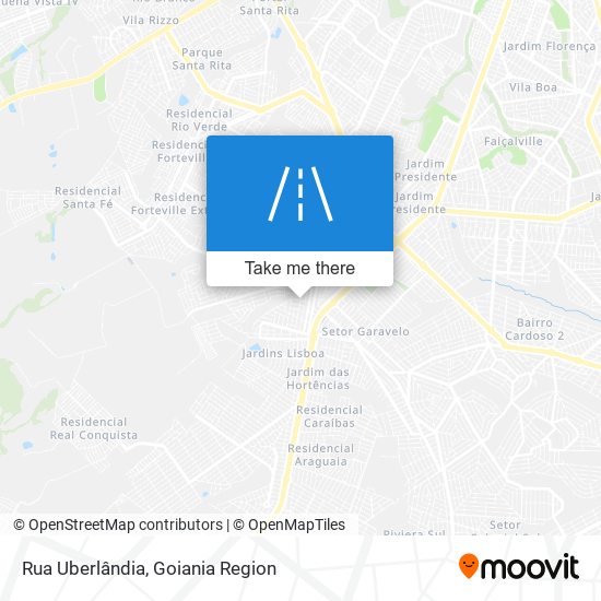 Rua Uberlândia map