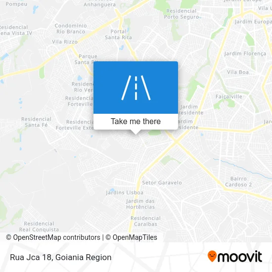 Rua Jca 18 map