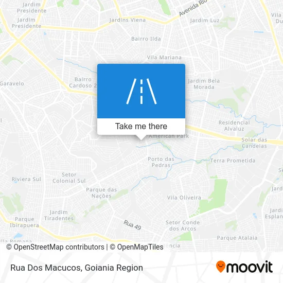 Rua Dos Macucos map
