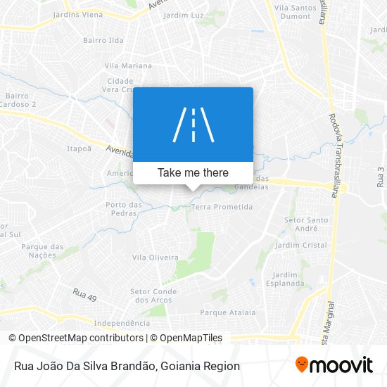 Rua João Da Silva Brandão map