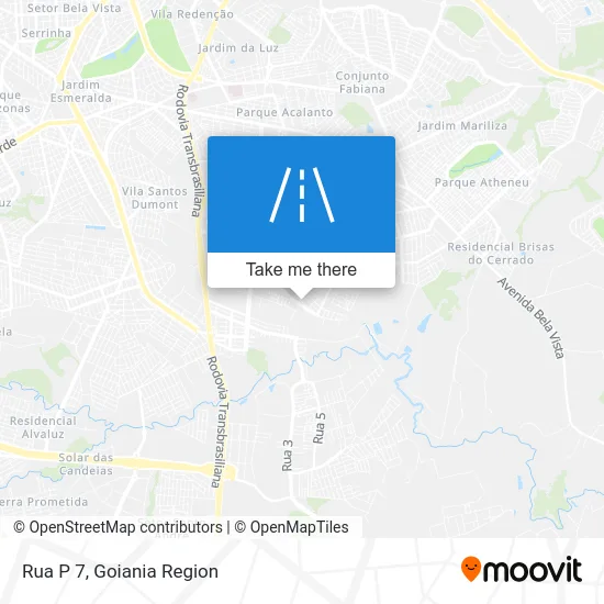 Rua P 7 map