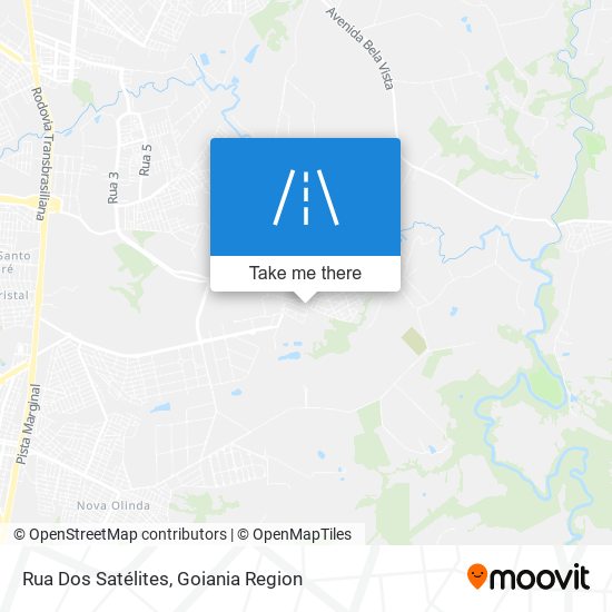 Rua Dos Satélites map