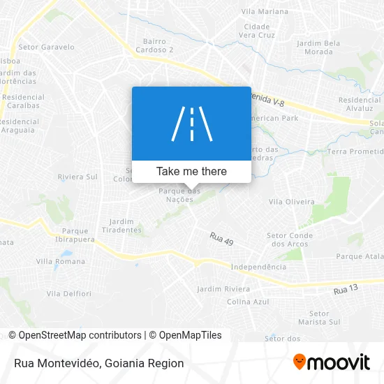 Rua Montevidéo map
