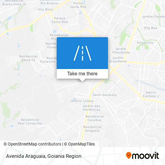 Avenida Araguaia map