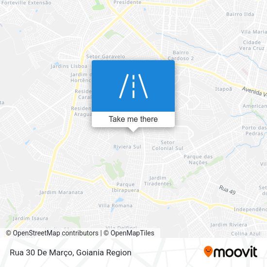 Mapa Rua 30 De Março