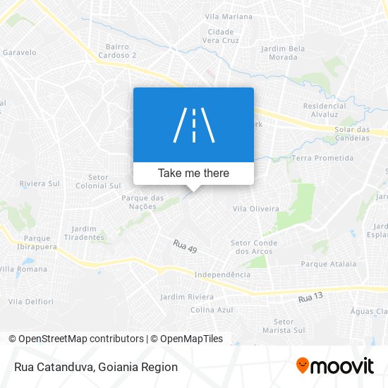 Rua Catanduva map