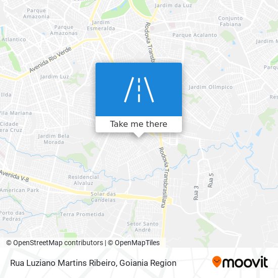 Mapa Rua Luziano Martins Ribeiro