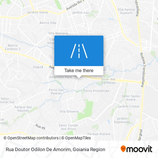 Rua Doutor Odilon De Amorim map