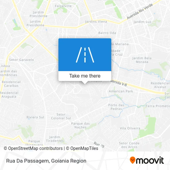 Rua Da Passagem map