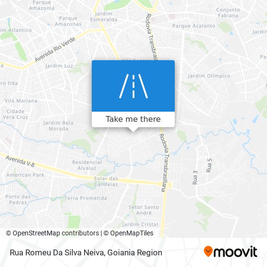 Mapa Rua Romeu Da Silva Neiva