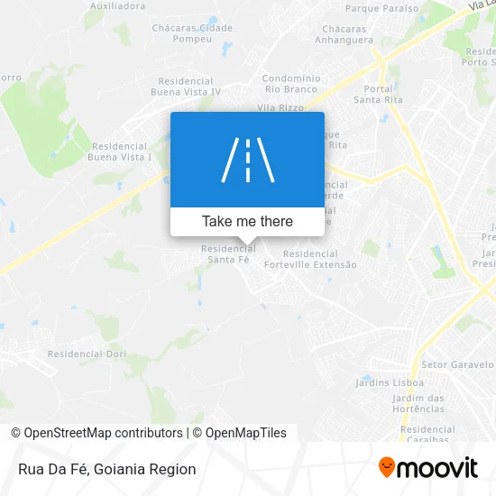 Rua Da Fé map