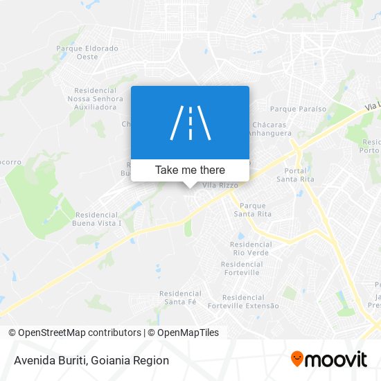 Mapa Avenida Buriti