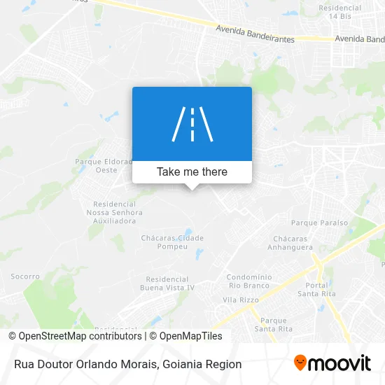 Rua Doutor Orlando Morais map