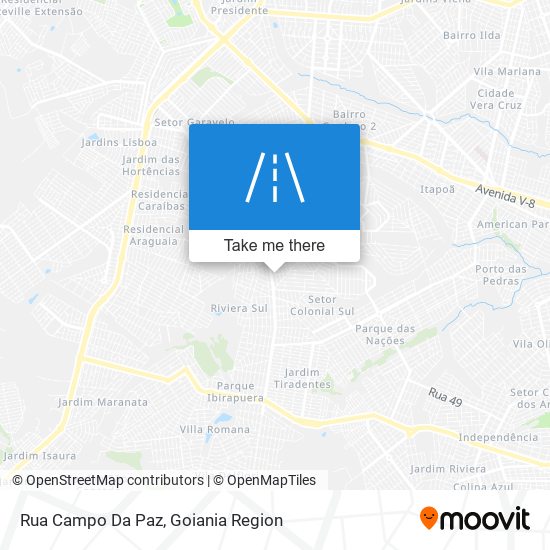 Mapa Rua Campo Da Paz