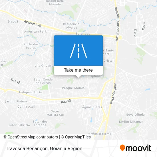 Travessa Besançon map