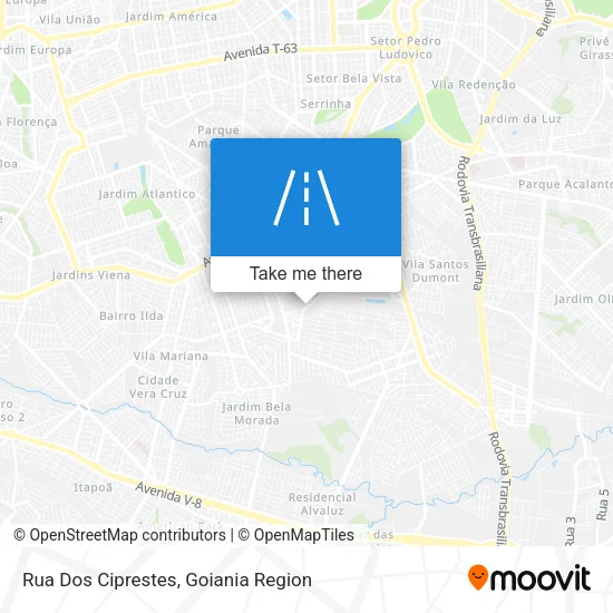 Rua Dos Ciprestes map