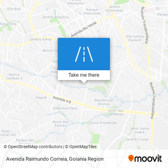 Mapa Avenida Raimundo Correia