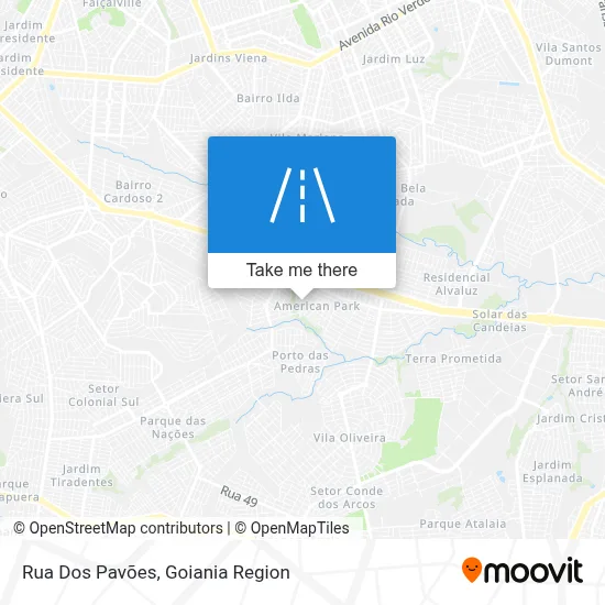 Rua Dos Pavões map