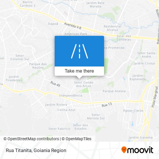 Rua Titanita map