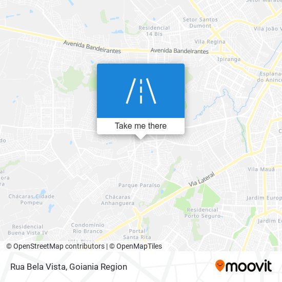 Mapa Rua Bela Vista