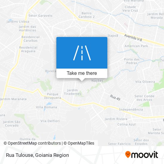 Rua Tulouse map